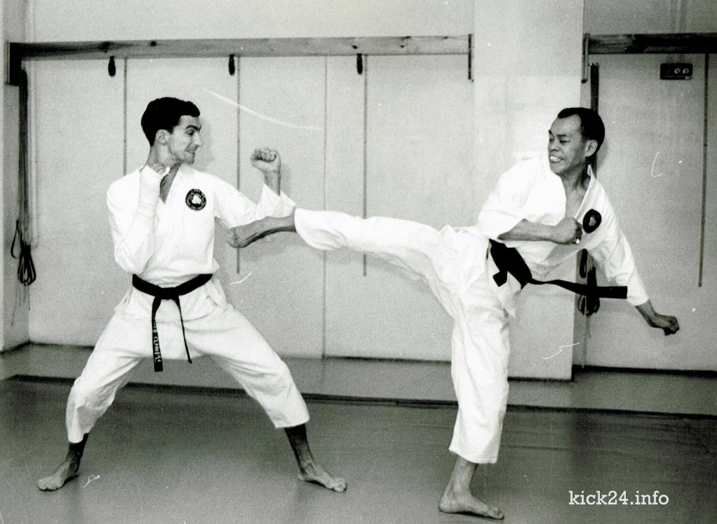Mike Anderson training with Jhoon Rhee