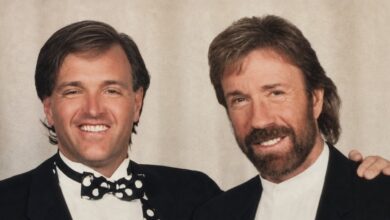 Grand Master Stephen Oliver with Chuck Norris