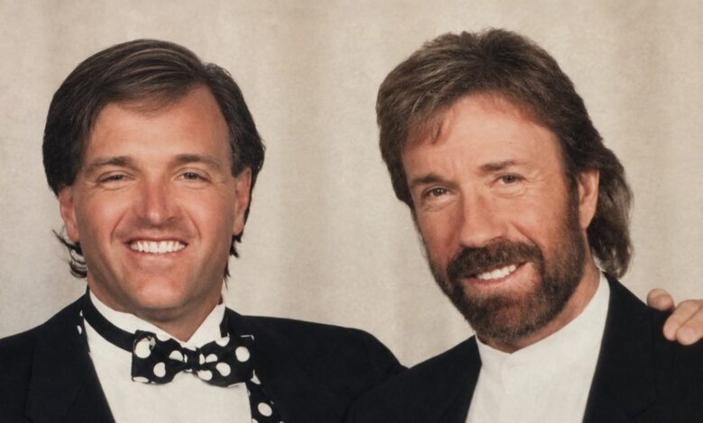 Grand Master Stephen Oliver with Chuck Norris