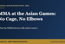 MMA at the Asian Games: No Cage, Shin Guards and No Elbows. What the Format Tells School Owners