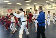 Grand Master Jeff Smith teaching a martial arts class