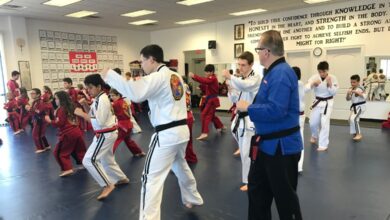 Grand Master Jeff Smith teaching a martial arts class