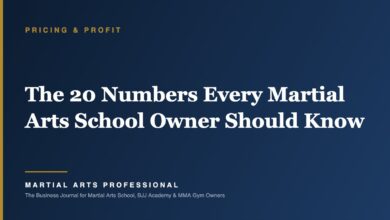 The 20 Numbers Every Martial Arts School Owner Should Know - Martial Arts Professional