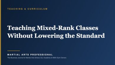 Teaching Mixed-Rank Classes Without Lowering the Standard - Martial Arts Professional