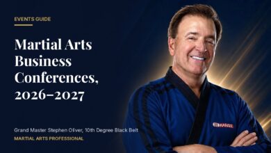 Martial Arts Business Conferences 2026–2027, a Martial Arts Professional events guide by Grand Master Stephen Oliver
