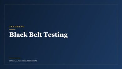 Black Belt Testing