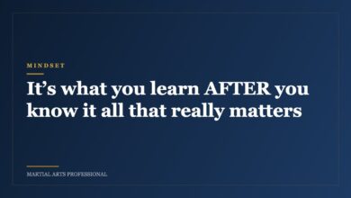 It’s what you learn AFTER you know it all that really matters