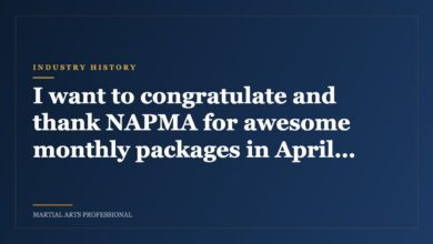 I want to congratulate and thank NAPMA for awesome monthly packages in April and May.