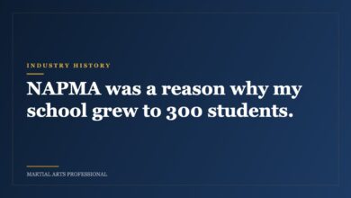 NAPMA was a reason why my school grew to 300 students.