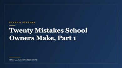 Twenty Mistakes School Owners Make, Part 1