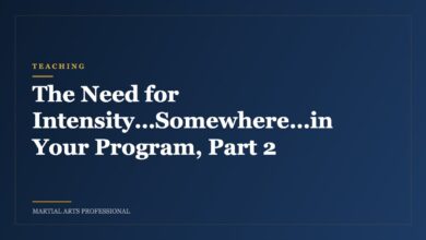 The Need for Intensity…Somewhere…in Your Program, Part 2