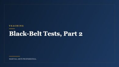 Black-Belt Tests, Part 2