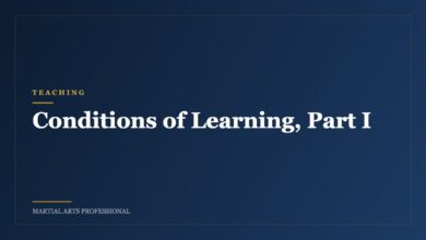 Conditions of Learning, Part I