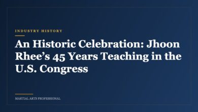 An Historic Celebration: Jhoon Rhee’s 45 Years Teaching in the U.S. Congress