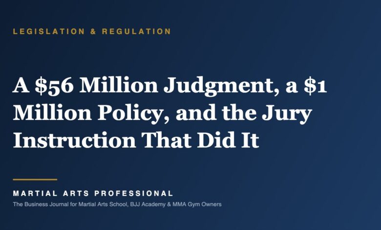 A $56 Million Judgment, a $1 Million Policy, and the Jury Instruction That Did It