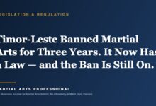 Timor-Leste Banned Martial Arts for Three Years. It Now Has a Law — and the Ban Is Still On.