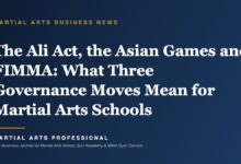 The Ali Act, the Asian Games and FIMMA: What Three Governance Moves Mean for Martial Arts Schools