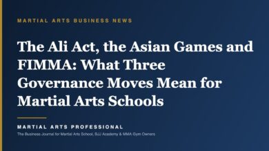 The Ali Act, the Asian Games and FIMMA: What Three Governance Moves Mean for Martial Arts Schools