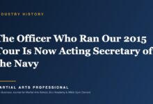 The Officer Who Ran Our 2015 Tour Is Now Acting Secretary of the Navy