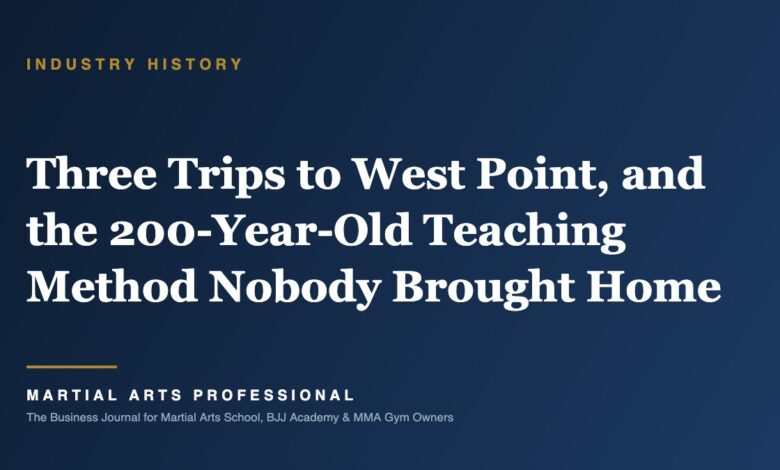 Three Trips to West Point, and the 200-Year-Old Teaching Method Nobody Brought Home