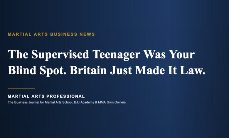 The Supervised Teenager Was Your Blind Spot. Britain Just Made It Law.