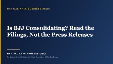 Is BJJ Consolidating? Read the Filings, Not the Press Releases - Martial Arts Professional
