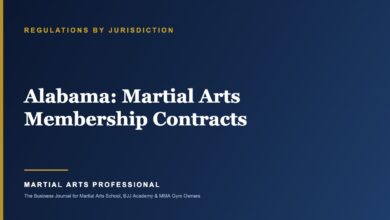Alabama Martial Arts Membership Contracts: What School Owners Need to Know - Martial Arts Professional