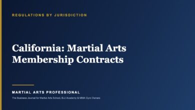 California Martial Arts Membership Contracts: What School Owners Need to Know - Martial Arts Professional