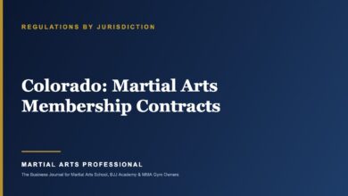 Colorado Martial Arts Membership Contracts: What School Owners Need to Know - Martial Arts Professional