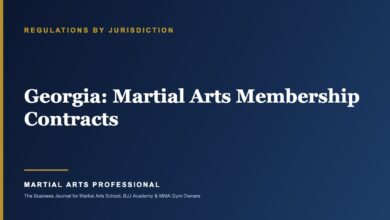 Georgia Martial Arts Membership Contracts: What School Owners Need to Know - Martial Arts Professional