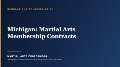 Michigan Martial Arts Membership Contracts: What School Owners Need to Know - Martial Arts Professional