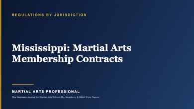 Mississippi Martial Arts Membership Contracts: What School Owners Need to Know - Martial Arts Professional