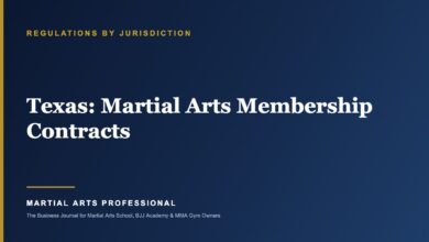 Texas Martial Arts Membership Contracts: What School Owners Need to Know - Martial Arts Professional
