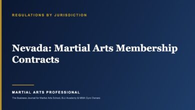 Nevada Martial Arts Membership Contracts: What School Owners Need to Know - Martial Arts Professional