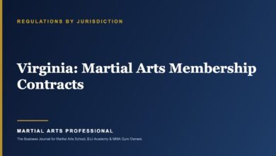 Virginia Martial Arts Membership Contracts: What School Owners Need to Know - Martial Arts Professional