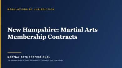 New Hampshire Martial Arts Membership Contracts: What School Owners Need to Know - Martial Arts Professional
