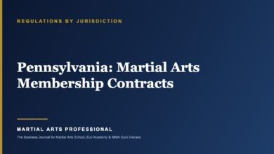 Pennsylvania Martial Arts Membership Contracts: What School Owners Need to Know - Martial Arts Professional
