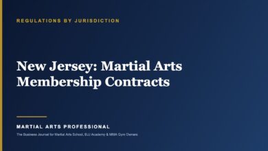 New Jersey Martial Arts Membership Contracts: What School Owners Need to Know - Martial Arts Professional
