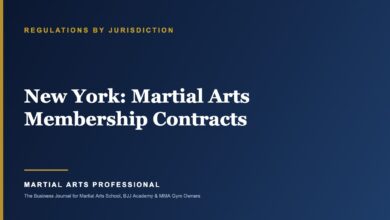 New York Martial Arts Membership Contracts: What School Owners Need to Know - Martial Arts Professional