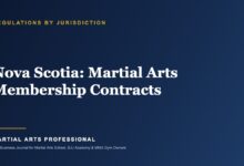 Nova Scotia Martial Arts Membership Contracts: What School Owners Need to Know - Martial Arts Professional