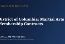 District of Columbia Martial Arts Membership Contracts: What School Owners Need to Know - Martial Arts Professional