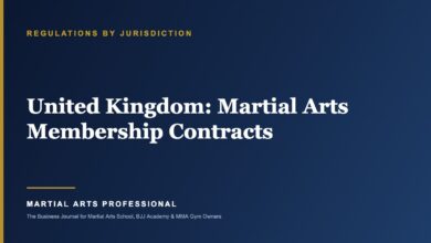 United Kingdom Martial Arts Membership Contracts: What School Owners Need to Know - Martial Arts Professional