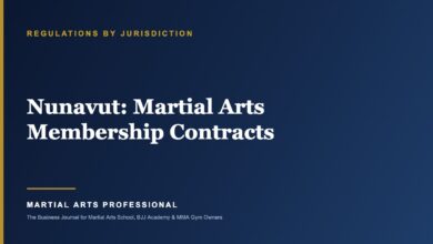 Nunavut Martial Arts Membership Contracts: What School Owners Need to Know - Martial Arts Professional