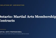 Ontario Martial Arts Membership Contracts: What School Owners Need to Know - Martial Arts Professional