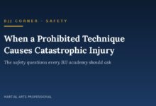 When a Prohibited Technique Causes Catastrophic Injury: the safety questions every BJJ academy should ask