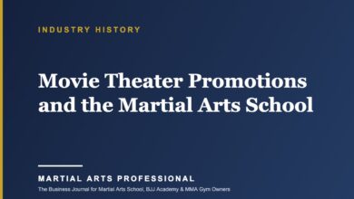 Movie Theater Promotions and the Martial Arts School, Martial Arts Professional