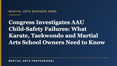 Congress Investigates AAU Child-Safety Failures: What Karate, Taekwondo and Martial Arts School Owners Need to Know
