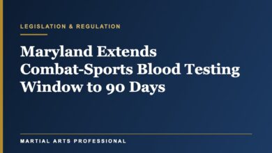 Maryland Extends Combat-Sports Blood Testing Window to 90 Days: What MMA and Kickboxing Gyms Need to Know