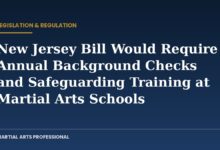 Martial Arts Professional card: New Jersey bill would require annual background checks and safeguarding training at martial arts schools