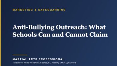Anti-Bullying Programs as Community Outreach: What Martial Arts Schools Can and Cannot Claim, Martial Arts Professional